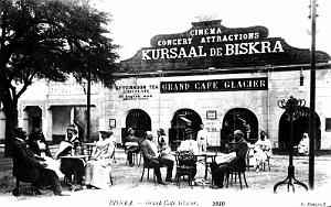 BISKRA - GRAND CAFE GLACIER - 1910